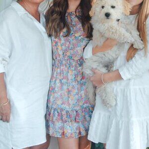 Zara | Floral Ruffled Dress